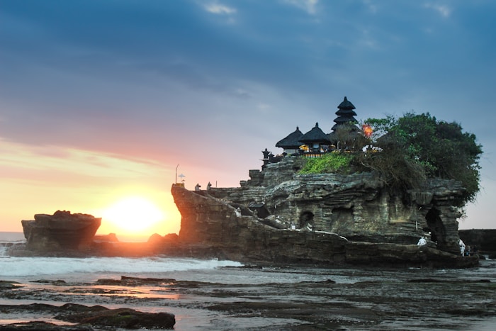 Bali — tropical rice terraces and temples